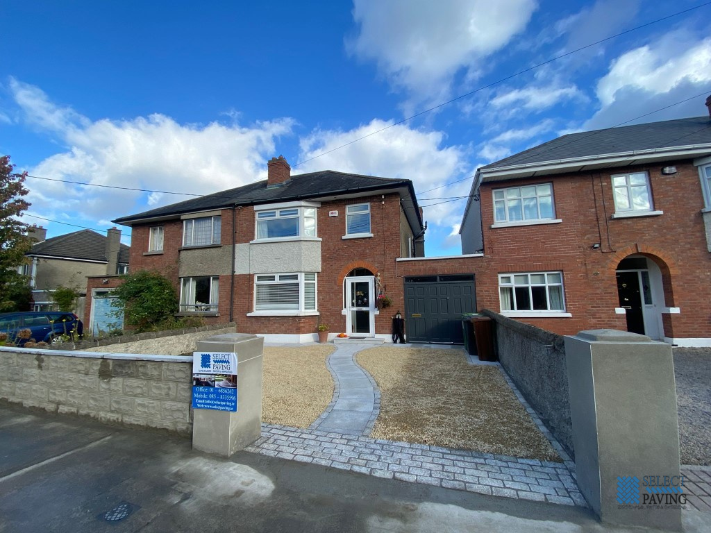 Gravel Driveway with Granite Pathway and Apron in Walkinstown, Dublin
