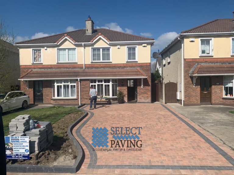 Rustic Cobblestone Driveway in Lucan, Co. Dublin