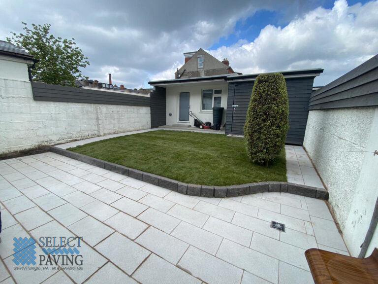 Silver Granite Patio in Glasnevin, Dublin