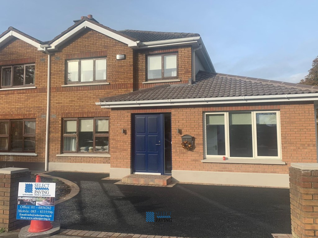 Tarmac Driveway with Brick Borderline and Step in Collinswood, Dublin