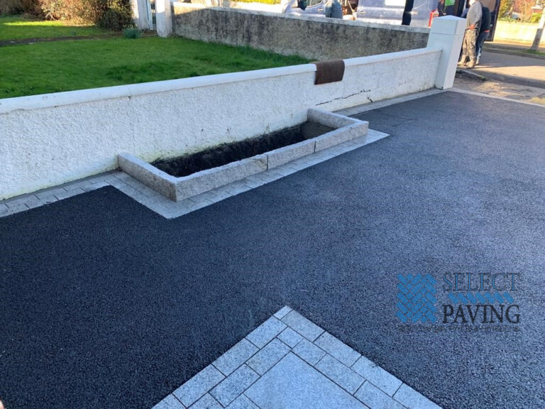 Asphalt Driveway with Granite Brick Border in Blackrock, Dublin