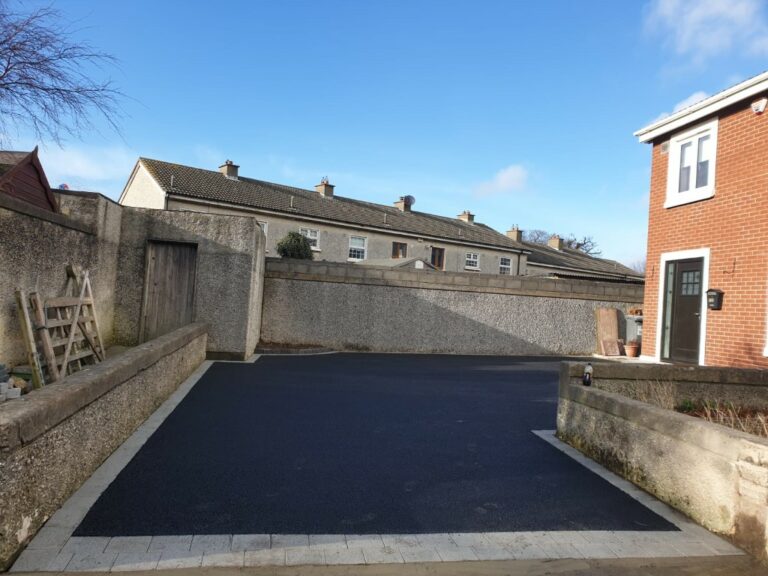 New Asphalt Driveway with Cobbled Border in Ballybrack, Dublin