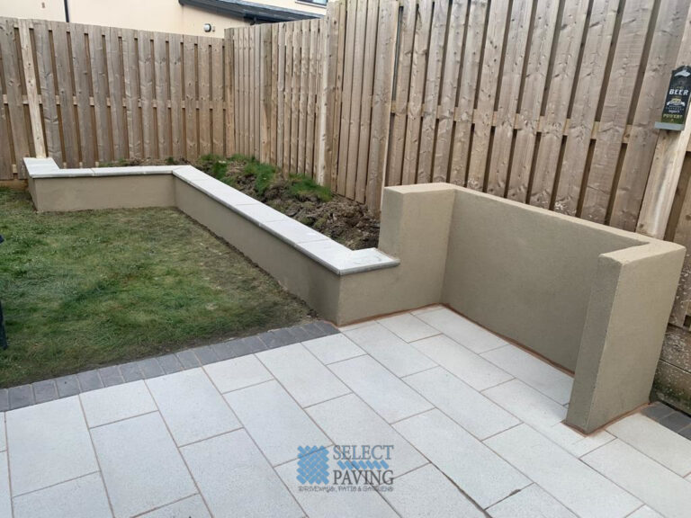 New Patio with Barbecue Seating Area in Lucan, Dublin