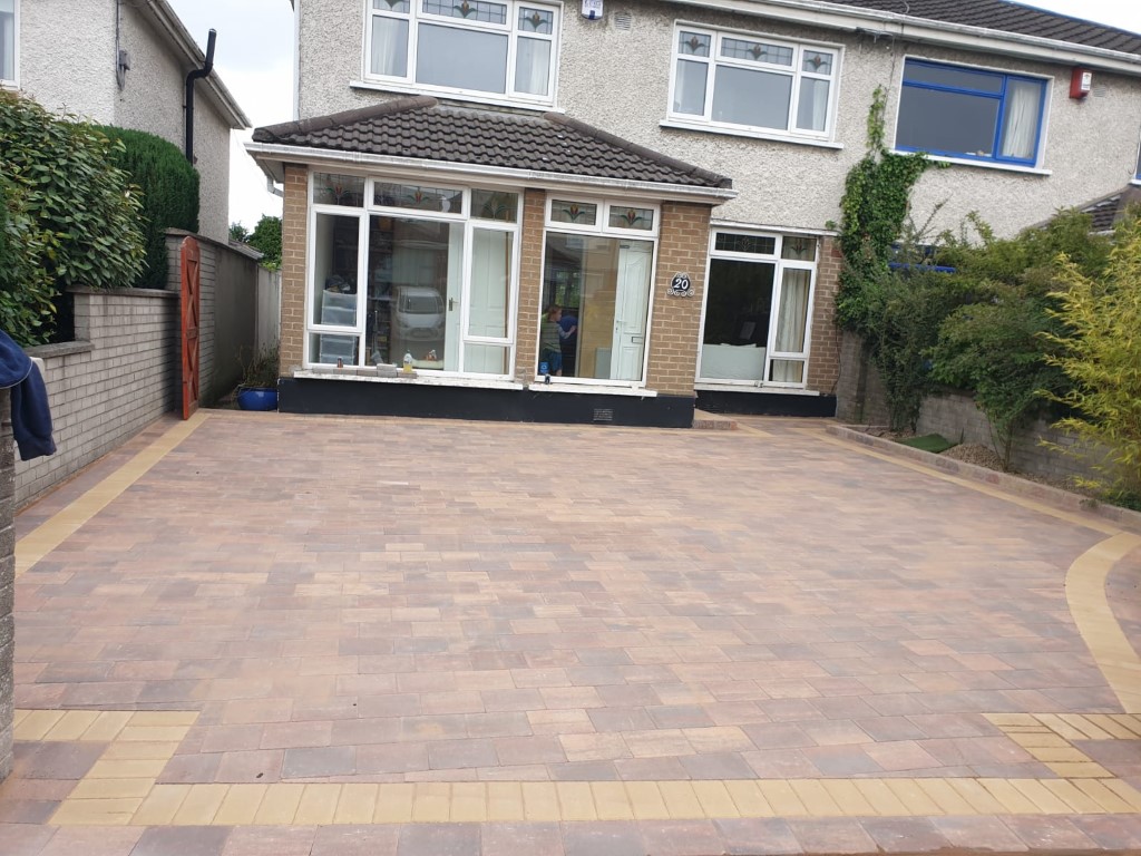 Rustic Block Paving Driveway in Drumcondra, Dublin