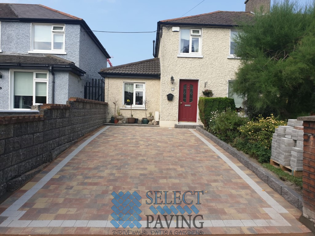 Rustic Block Paving Driveway in Marino, Dublin